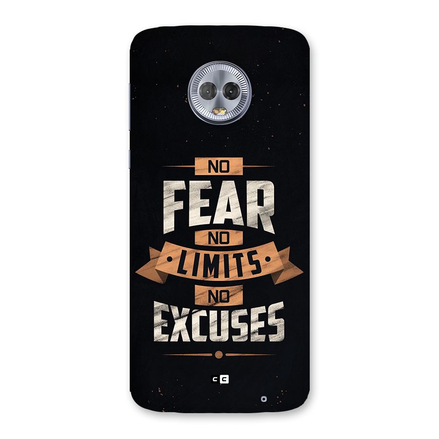 No Excuse Back Case for Moto G6 Plus