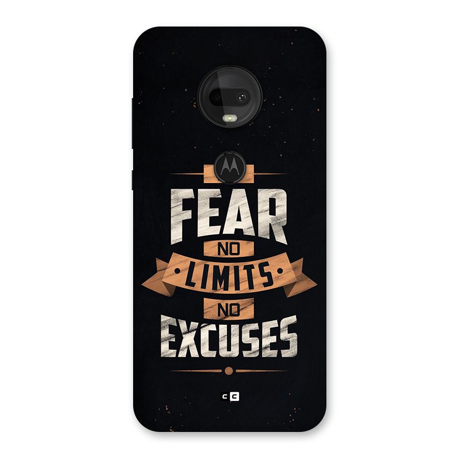 No Excuse Back Case for Moto G7