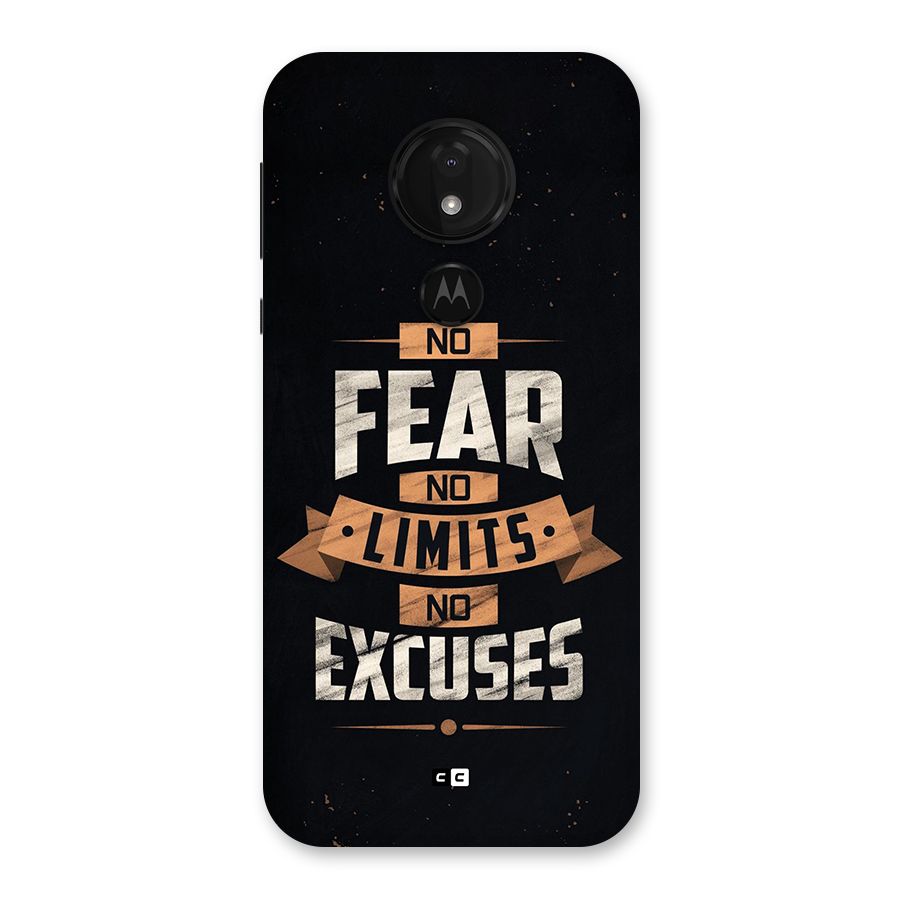 No Excuse Back Case for Moto G7 Power