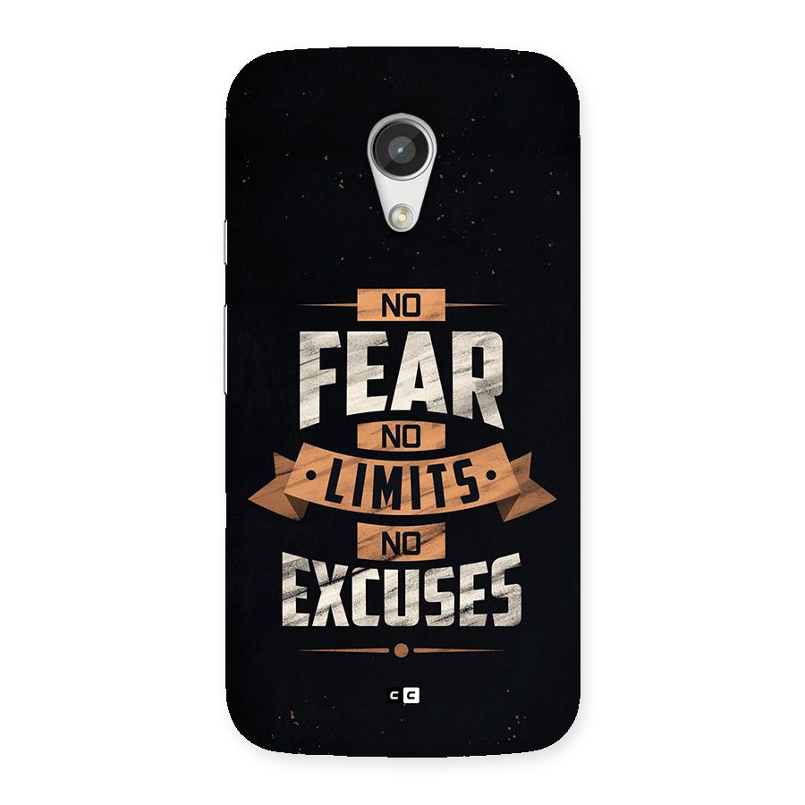 No Excuse Back Case for Moto G 2nd Gen