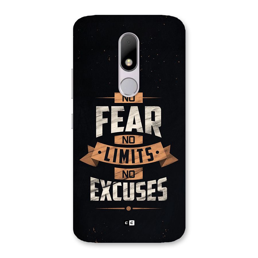 No Excuse Back Case for Moto M