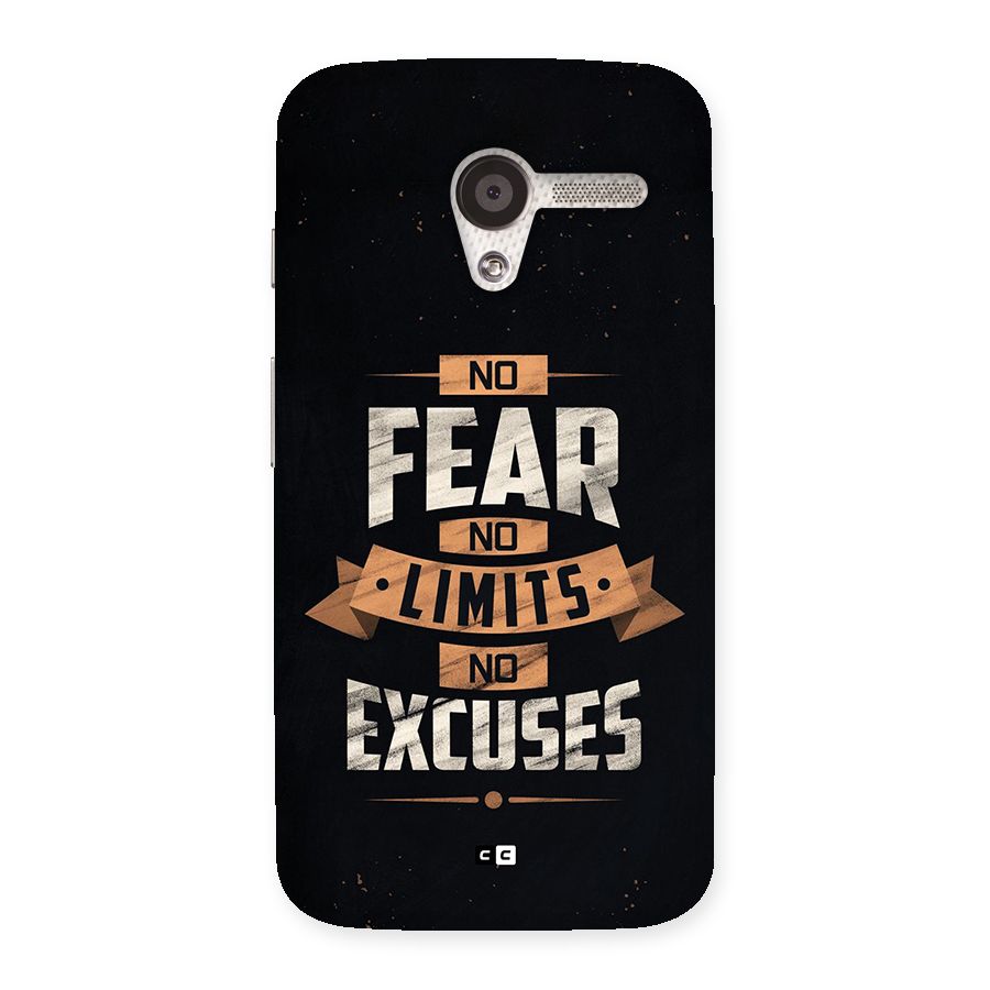 No Excuse Back Case for Moto X