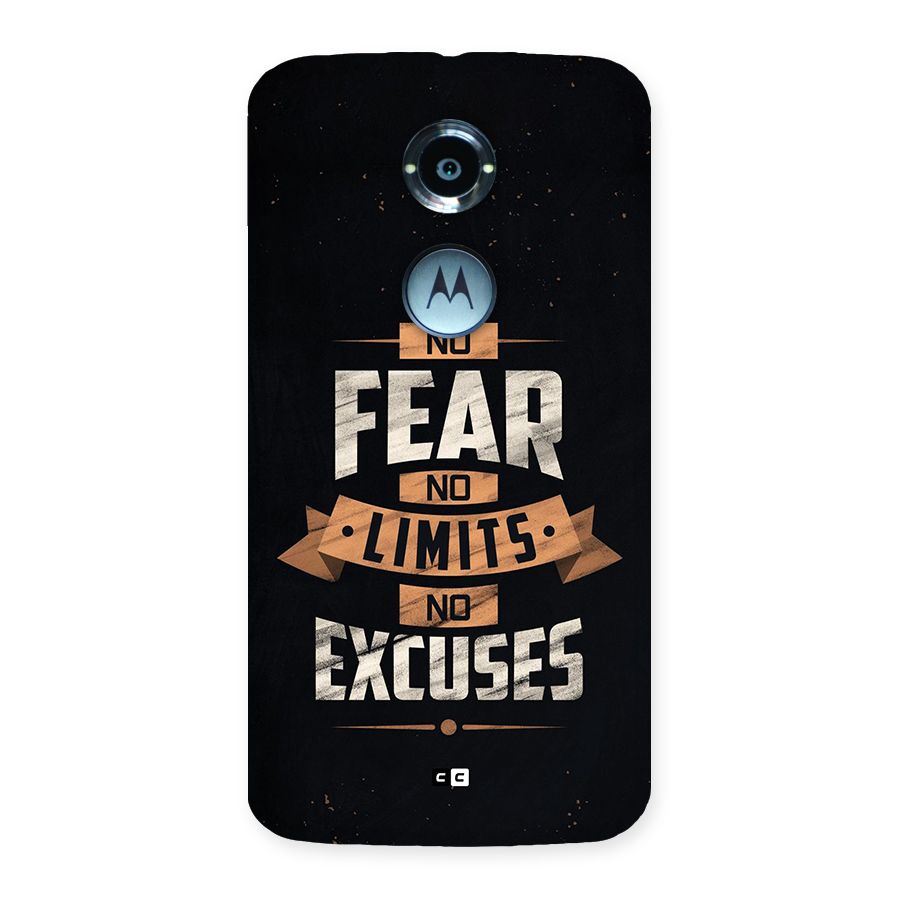 No Excuse Back Case for Moto X2