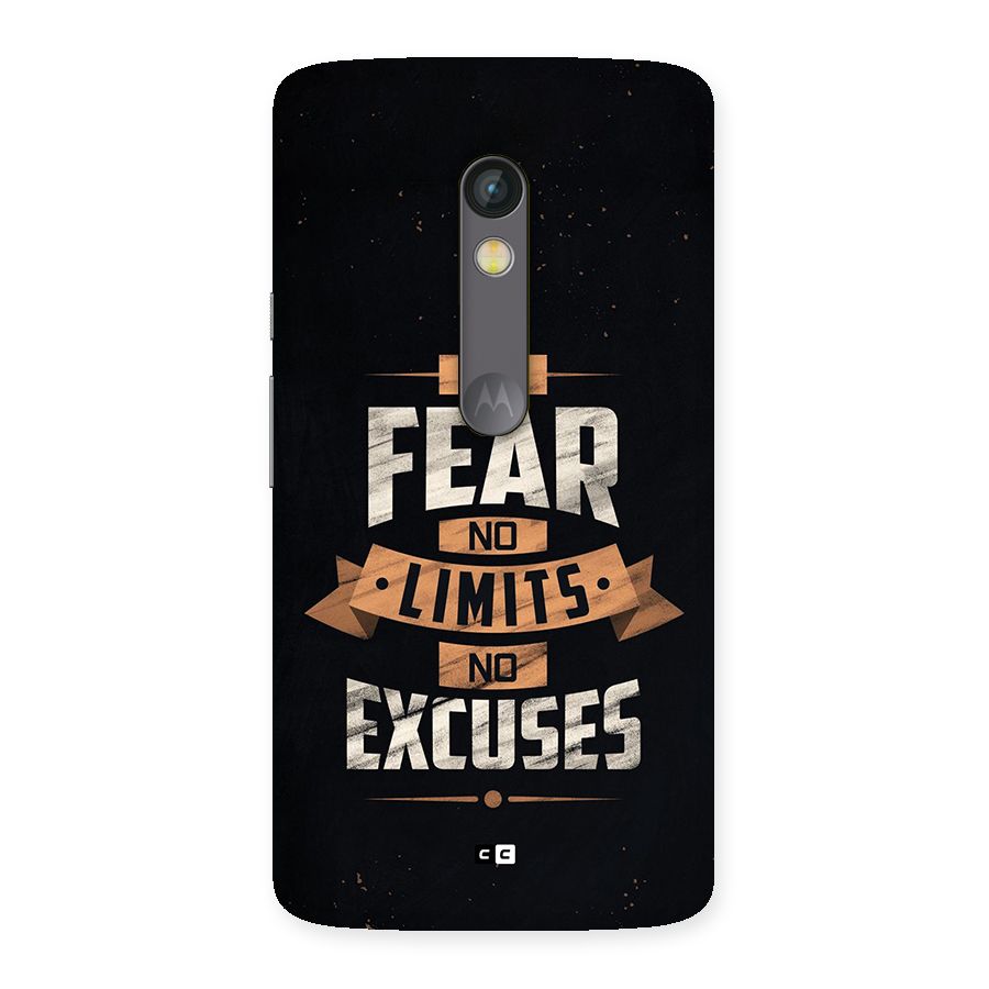 No Excuse Back Case for Moto X Play