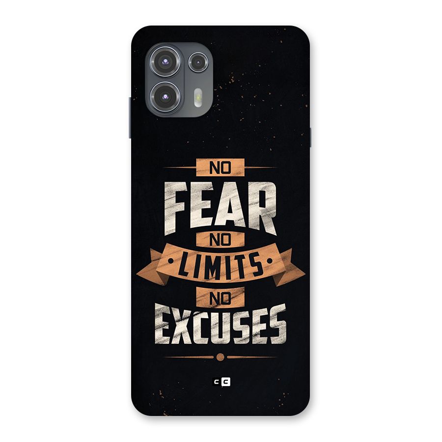 No Excuse Back Case for Motorola Edge 20 Fusion