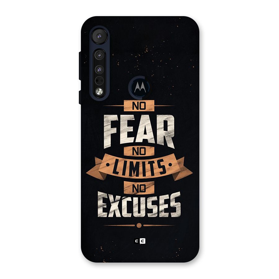 No Excuse Back Case for Motorola One Macro