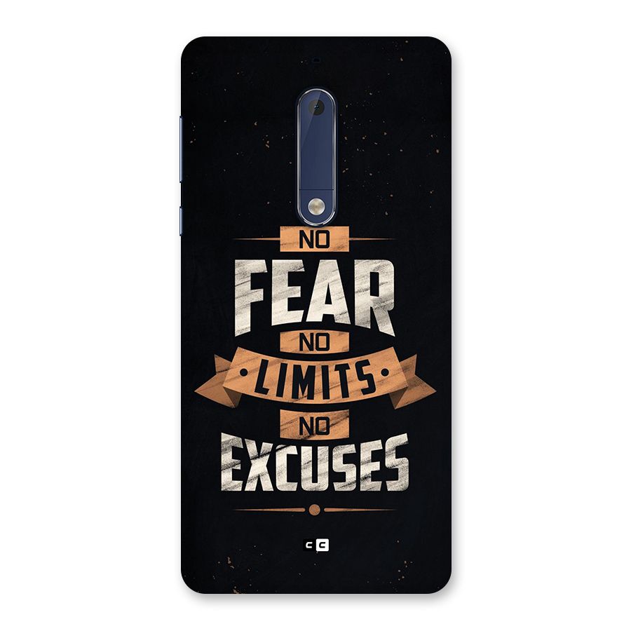 No Excuse Back Case for Nokia 5