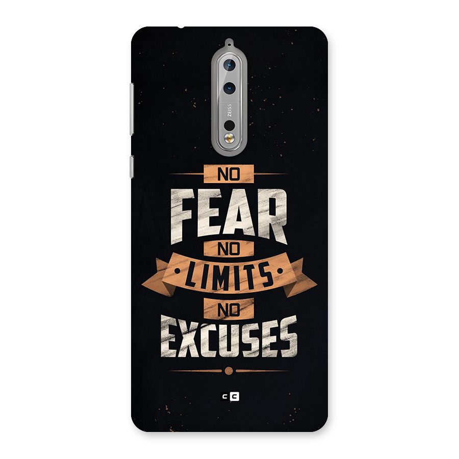 No Excuse Back Case for Nokia 8