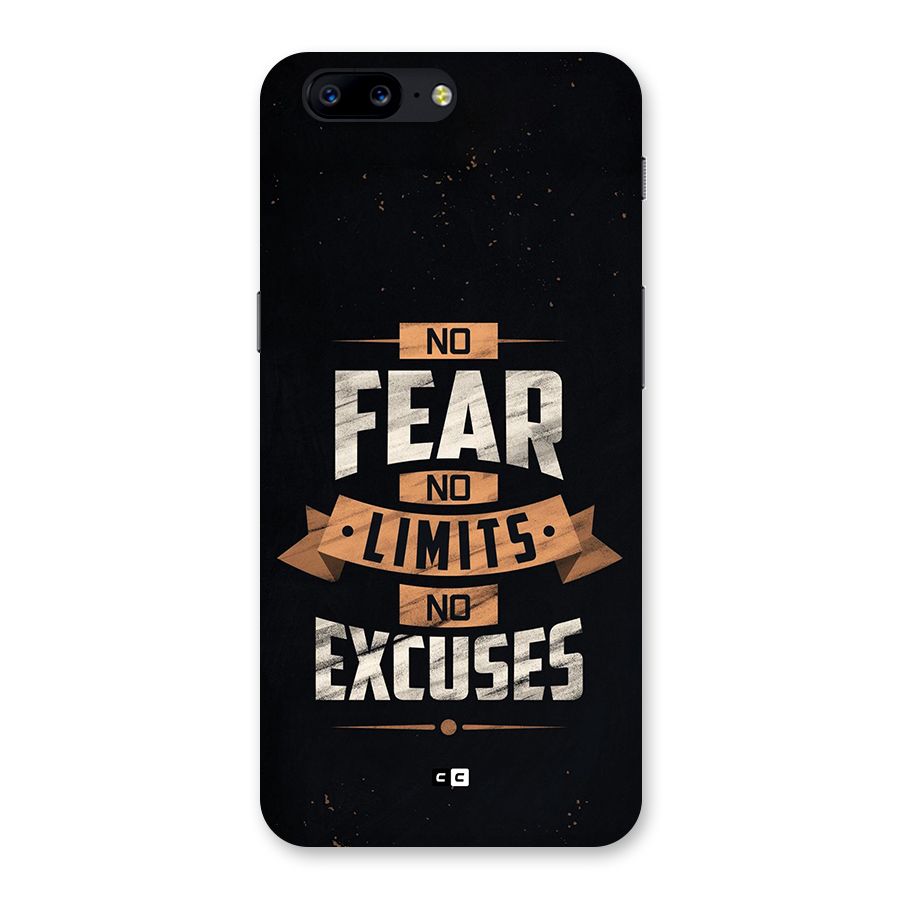 No Excuse Back Case for OnePlus 5