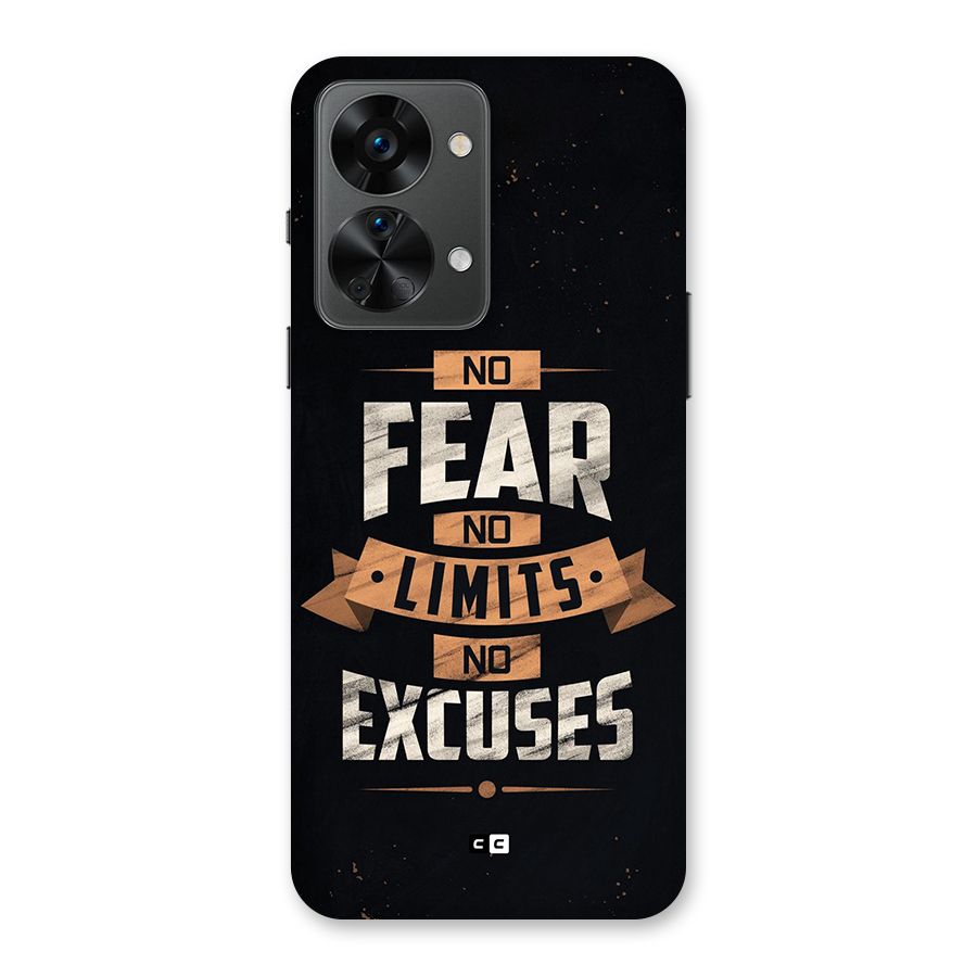 No Excuse Back Case for OnePlus Nord 2T