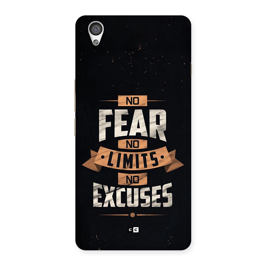 No Excuse Back Case for OnePlus X