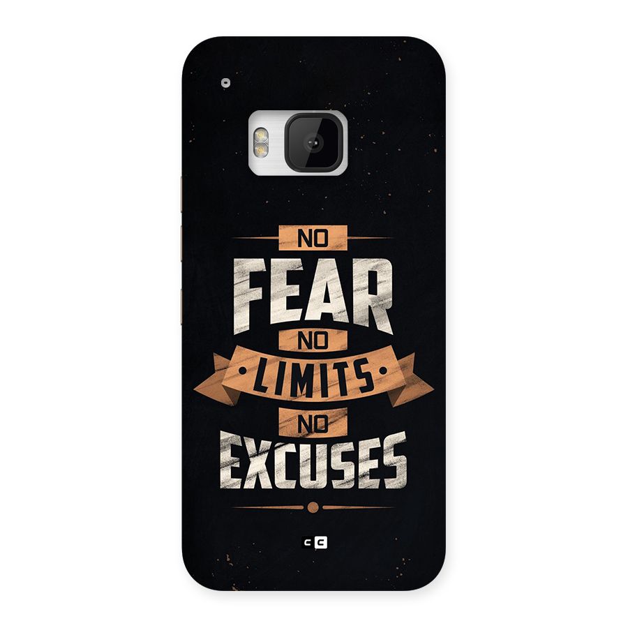 No Excuse Back Case for One M9
