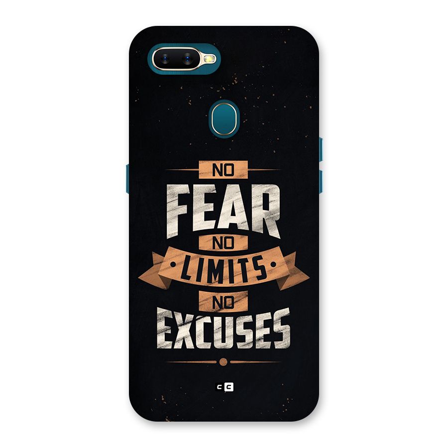 No Excuse Back Case for Oppo A12s