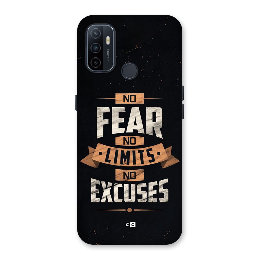 No Excuse Back Case for Oppo A32