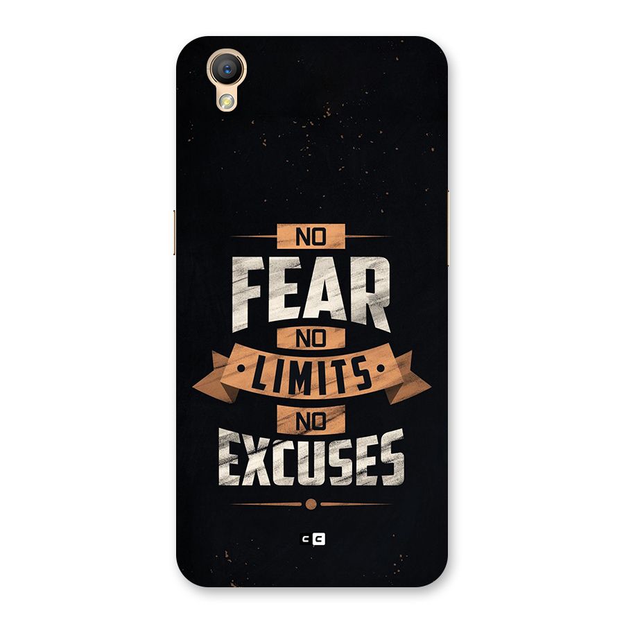 No Excuse Back Case for Oppo A37