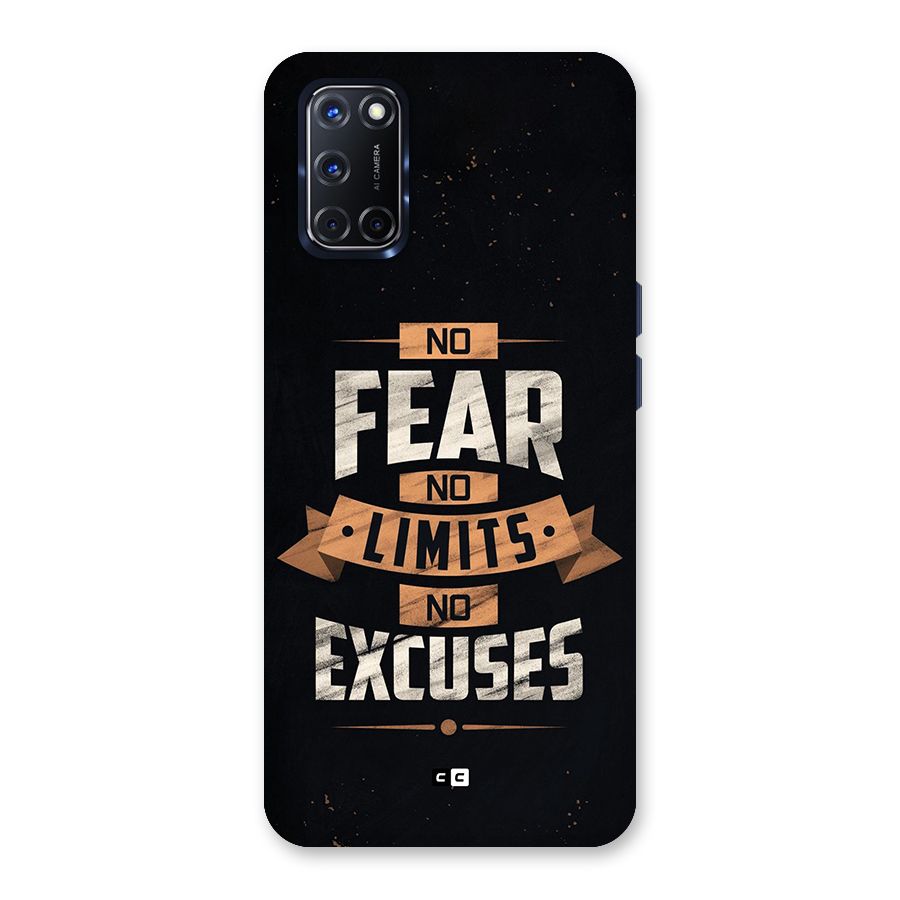 No Excuse Back Case for Oppo A52