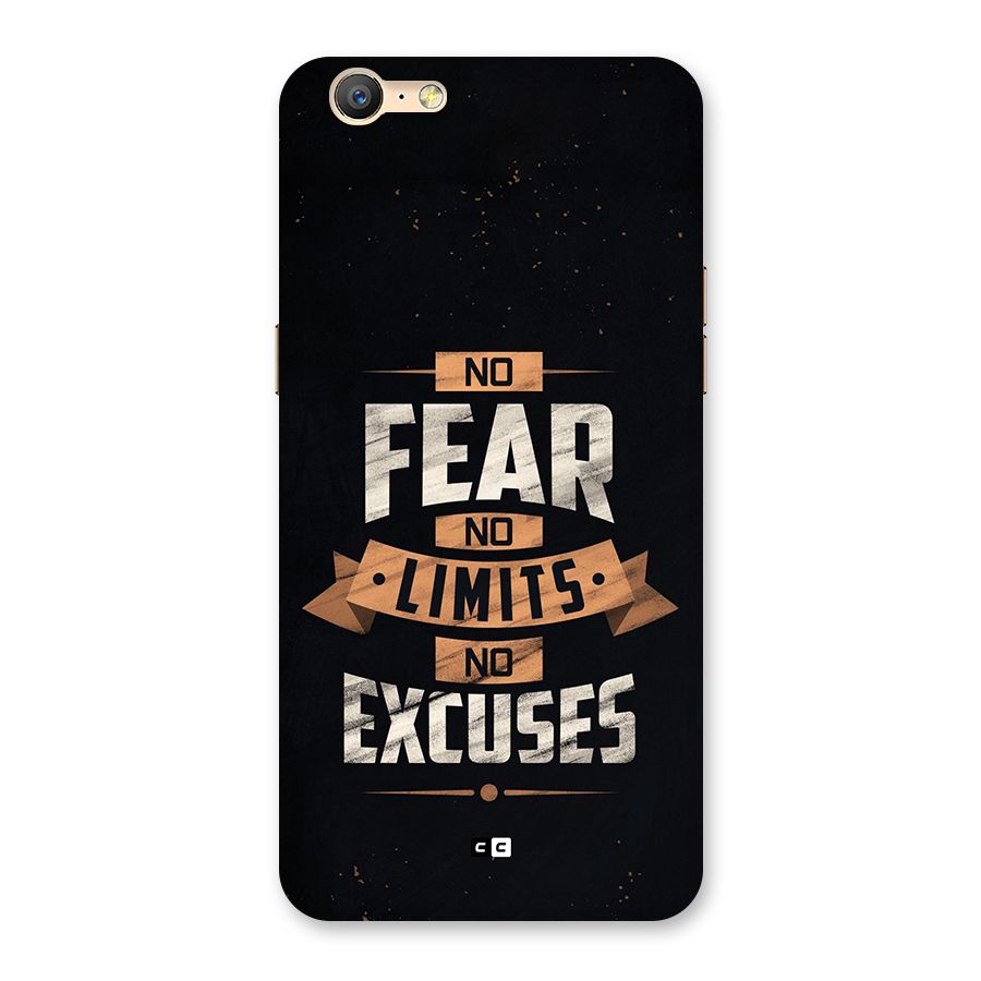 No Excuse Back Case for Oppo A57