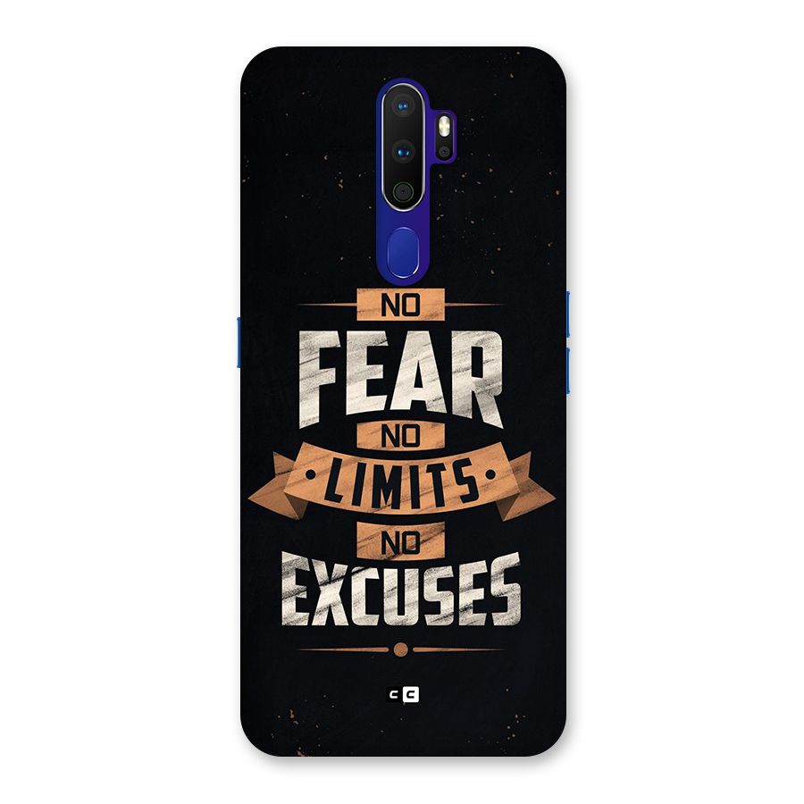 No Excuse Back Case for Oppo A9 (2020)