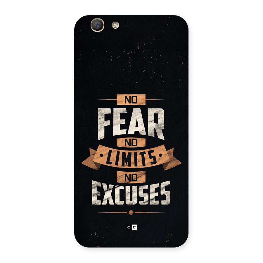 No Excuse Back Case for Oppo F1s