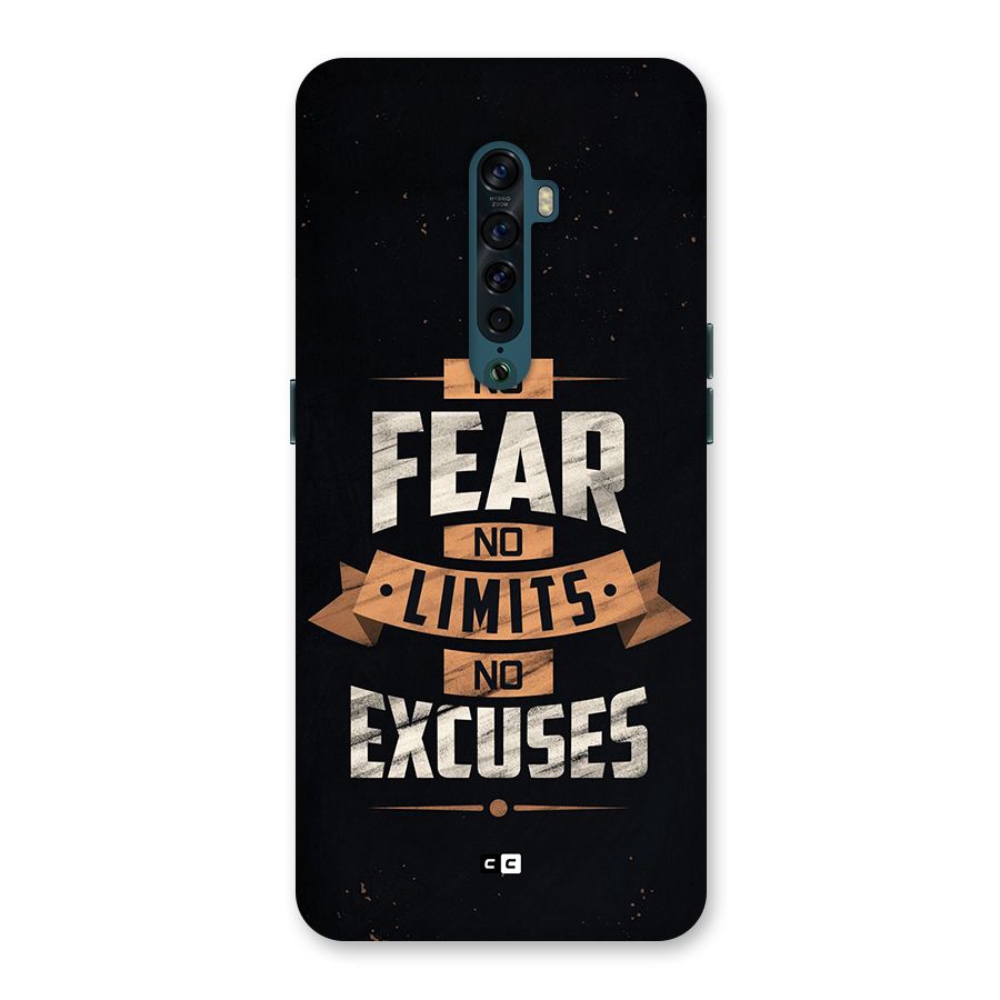 No Excuse Back Case for Oppo Reno2