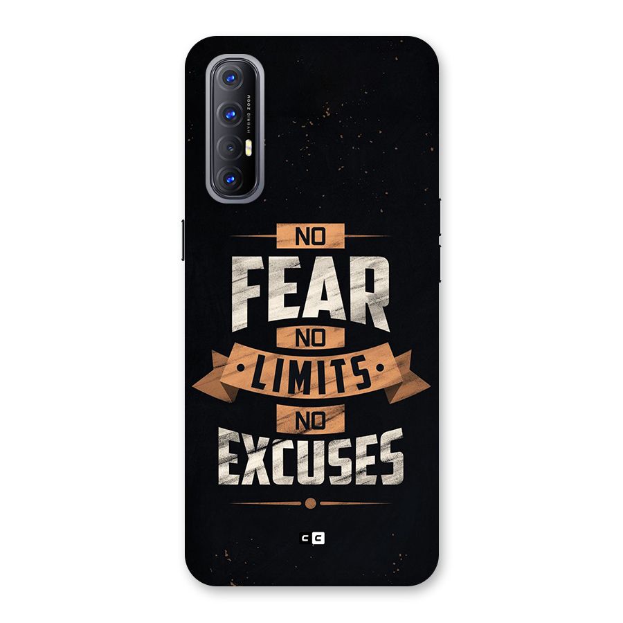 No Excuse Back Case for Oppo Reno3 Pro