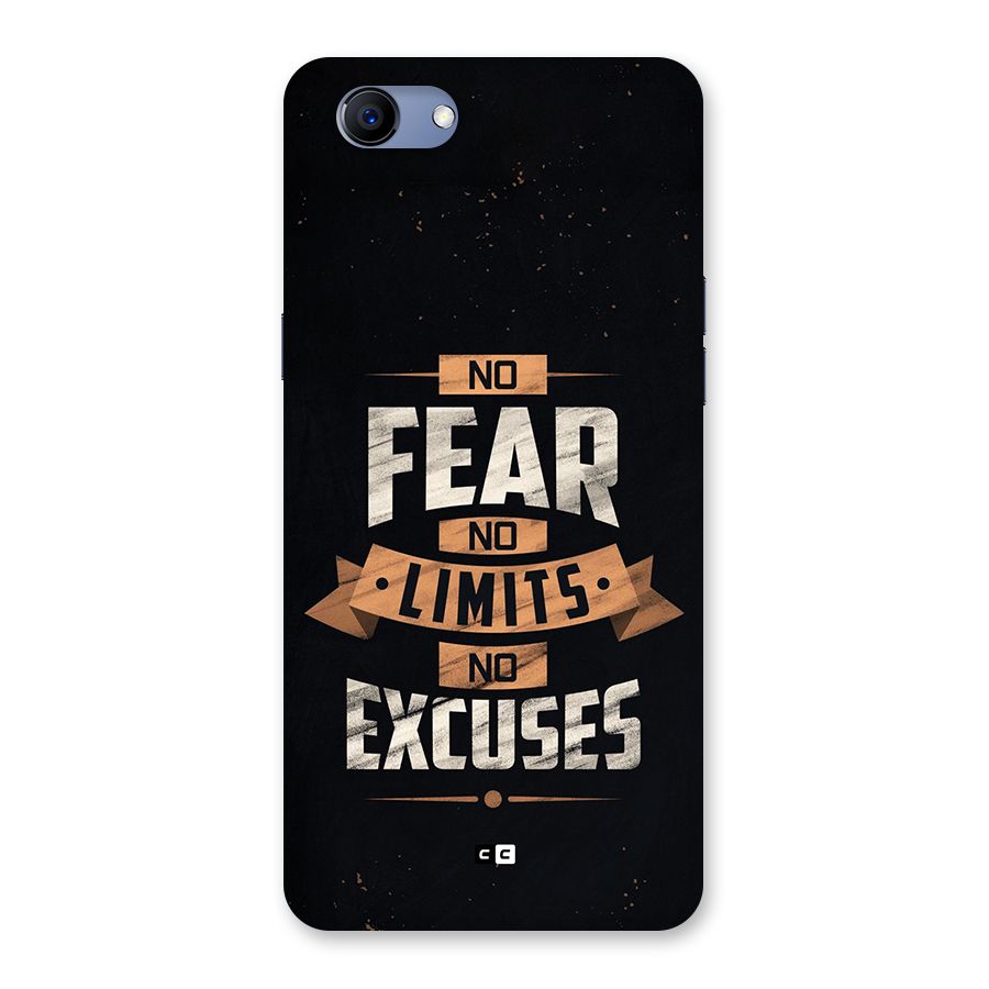 No Excuse Back Case for Realme 1