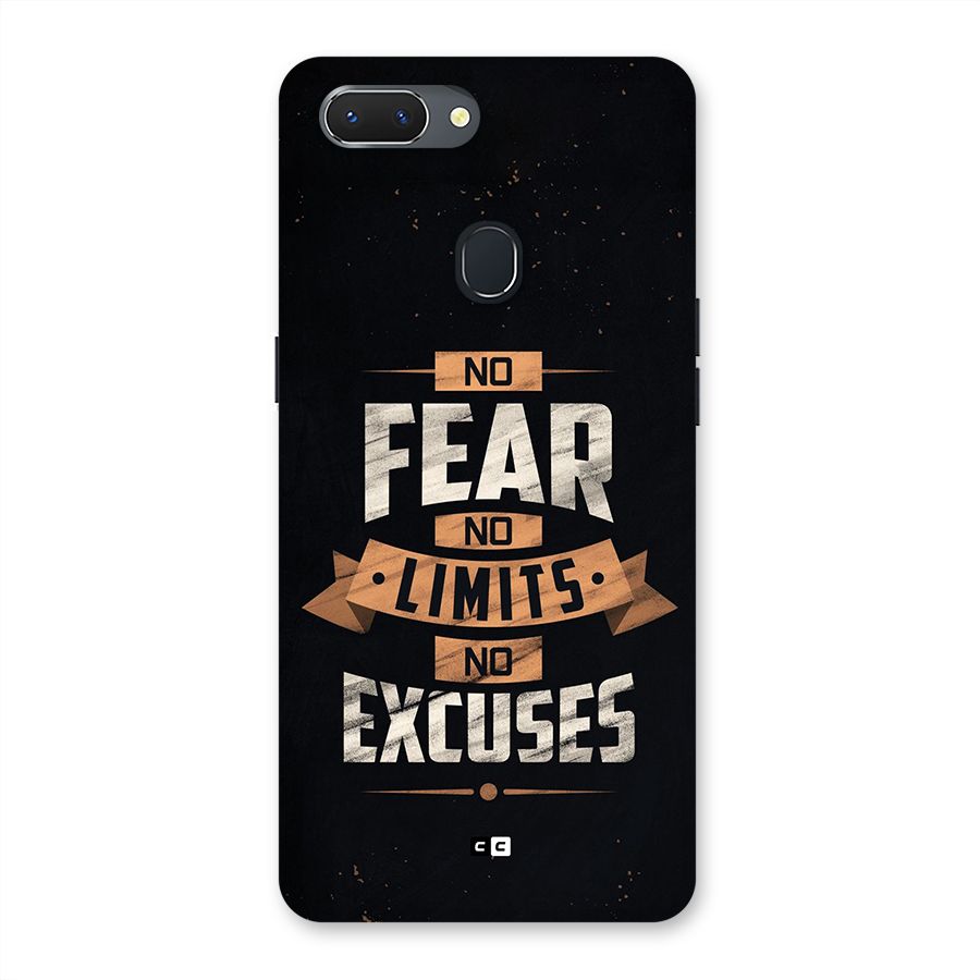 No Excuse Back Case for Realme 2