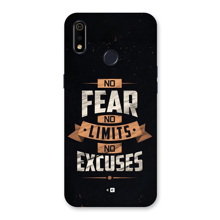 No Excuse Back Case for Realme 3i