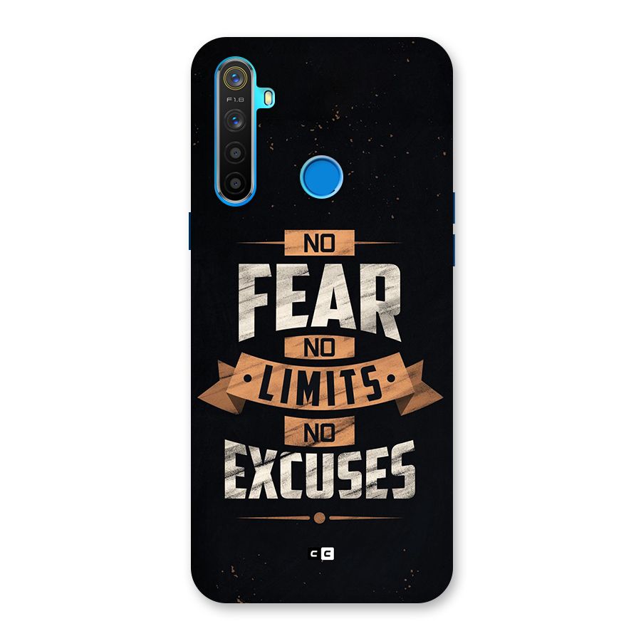 No Excuse Back Case for Realme 5