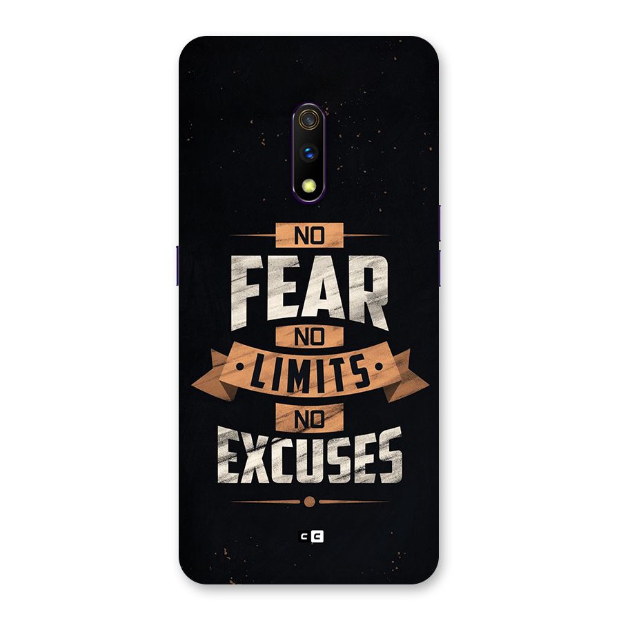 No Excuse Back Case for Realme X