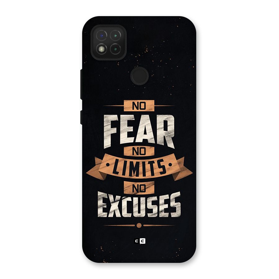 No Excuse Back Case for Redmi 9C