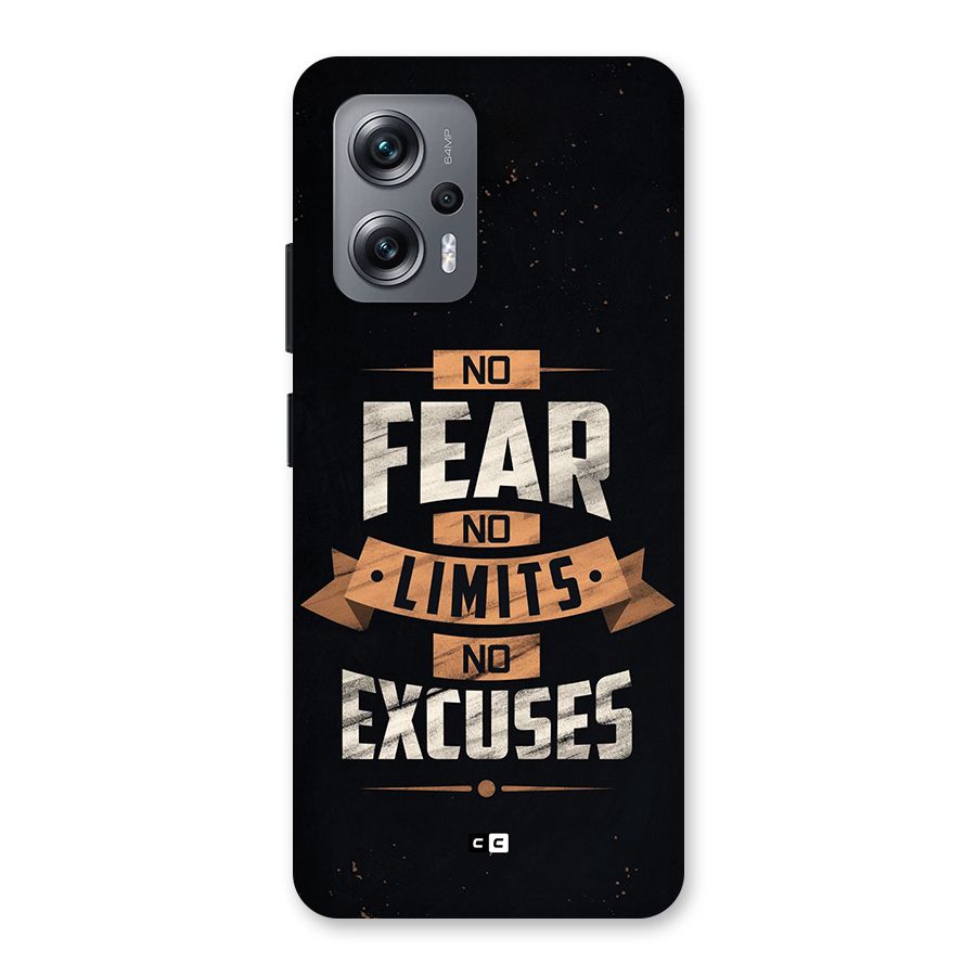 No Excuse Back Case for Redmi K50i