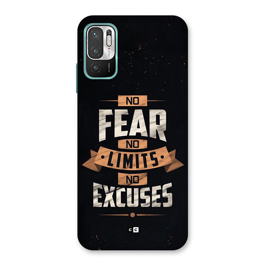 No Excuse Back Case for Redmi Note 10T 5G