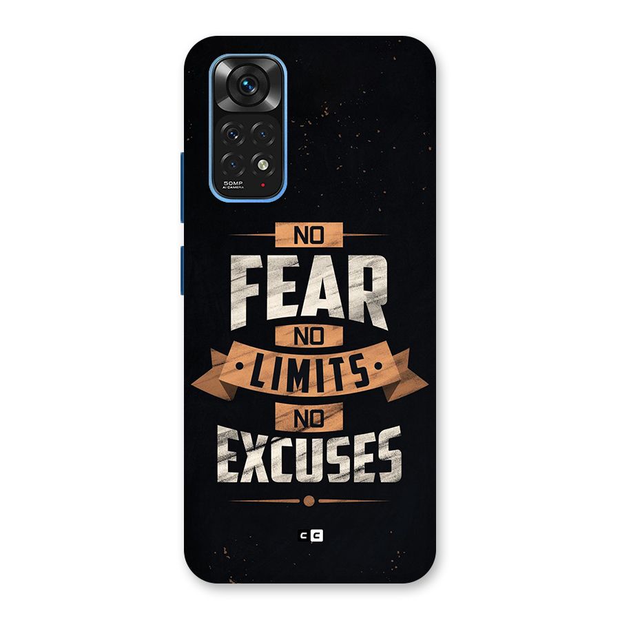 No Excuse Back Case for Redmi Note 11S