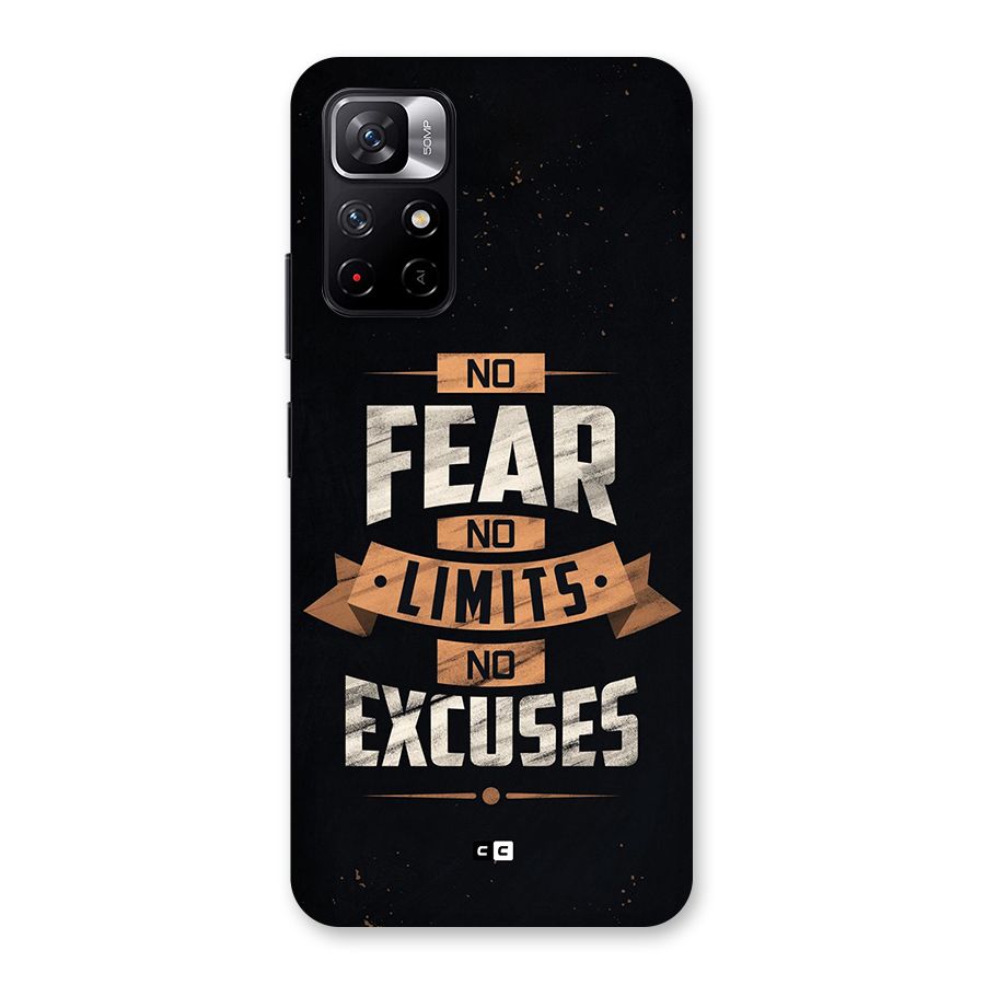 No Excuse Back Case for Redmi Note 11T 5G