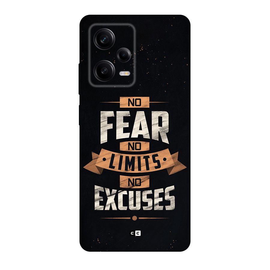 No Excuse Back Case for Redmi Note 12 Pro