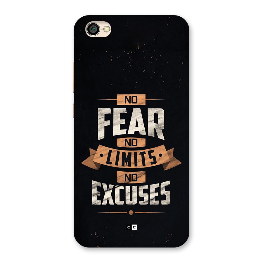 No Excuse Back Case for Redmi Y1 Lite