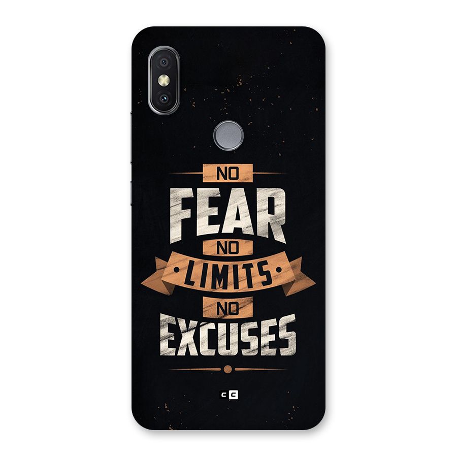 No Excuse Back Case for Redmi Y2