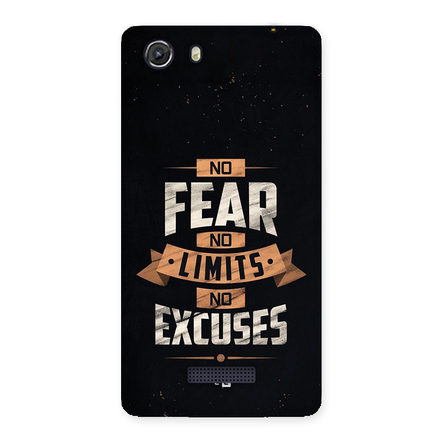 No Excuse Back Case for Unite 3