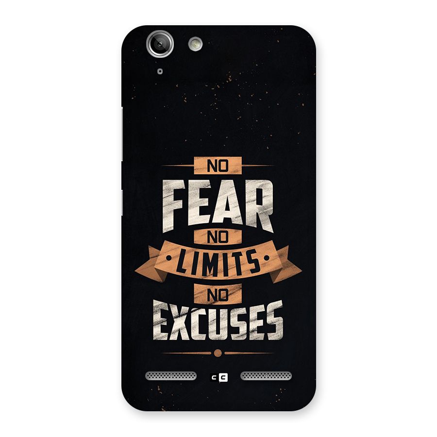 No Excuse Back Case for Vibe K5 Plus