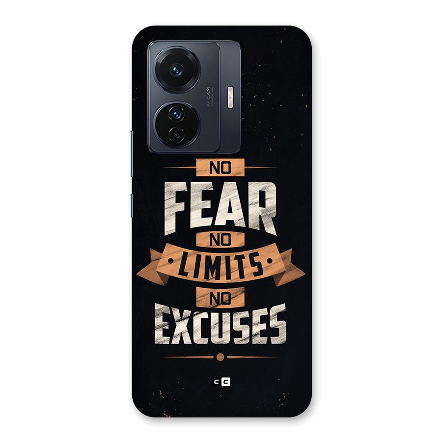 No Excuse Back Case for Vivo T1 Pro