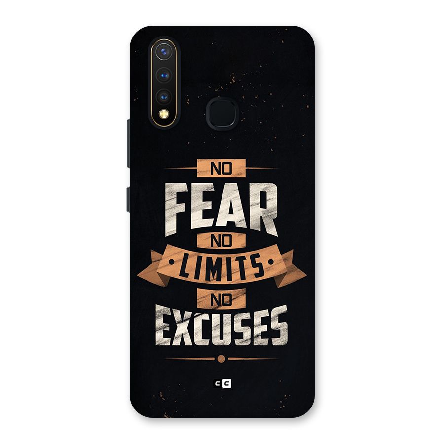 No Excuse Back Case for Vivo U20