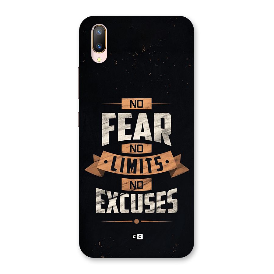 No Excuse Back Case for Vivo V11 Pro