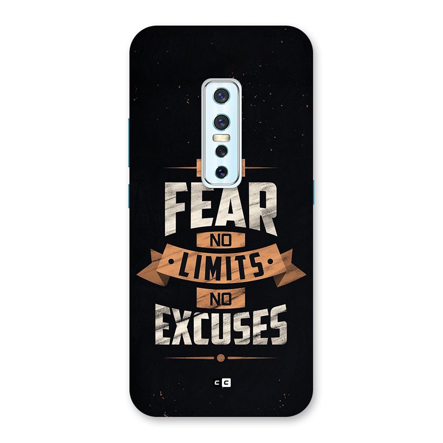 No Excuse Back Case for Vivo V17 Pro