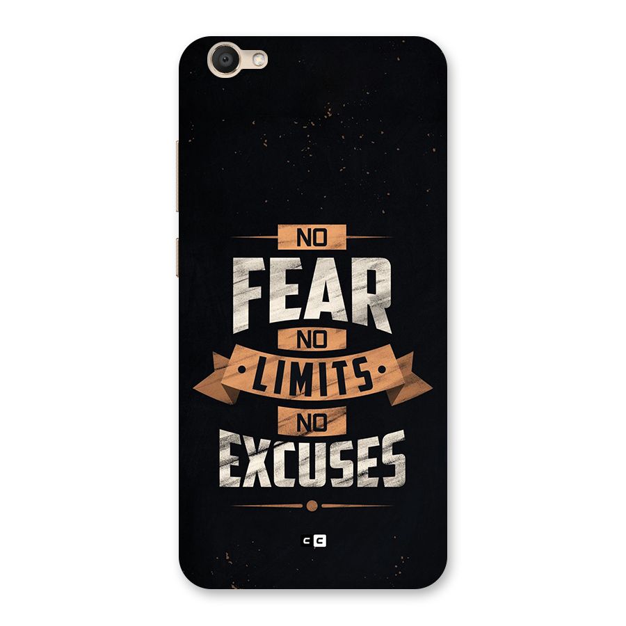 No Excuse Back Case for Vivo V5