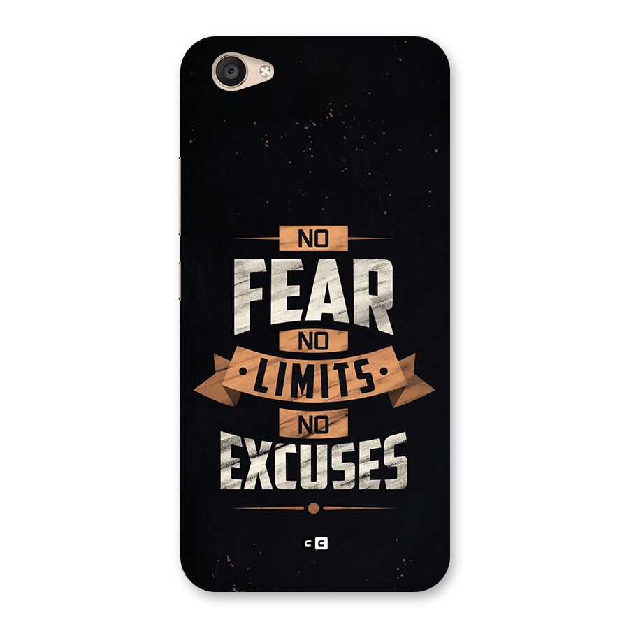 No Excuse Back Case for Vivo V5 Plus