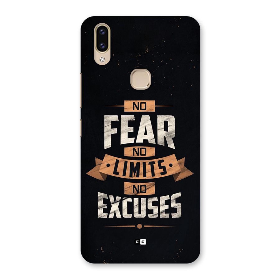 No Excuse Back Case for Vivo V9 Youth