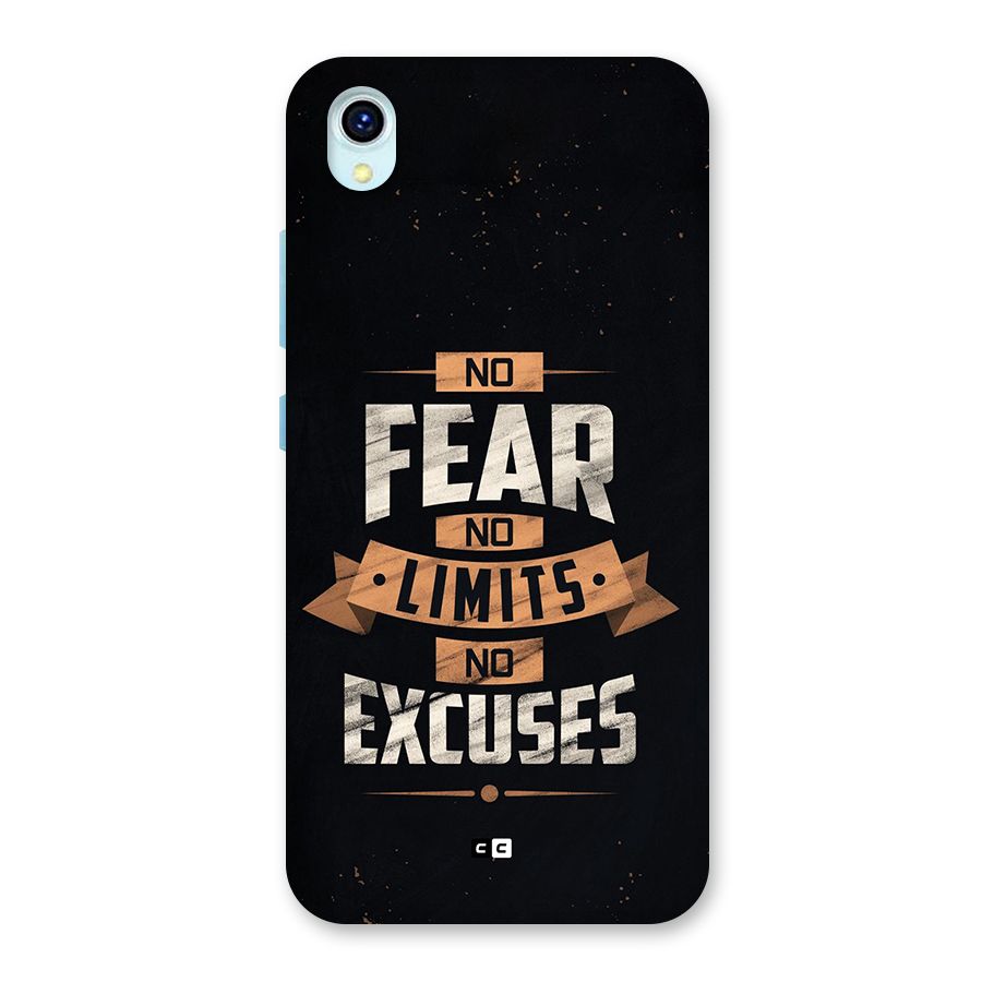 No Excuse Back Case for Vivo Y1s