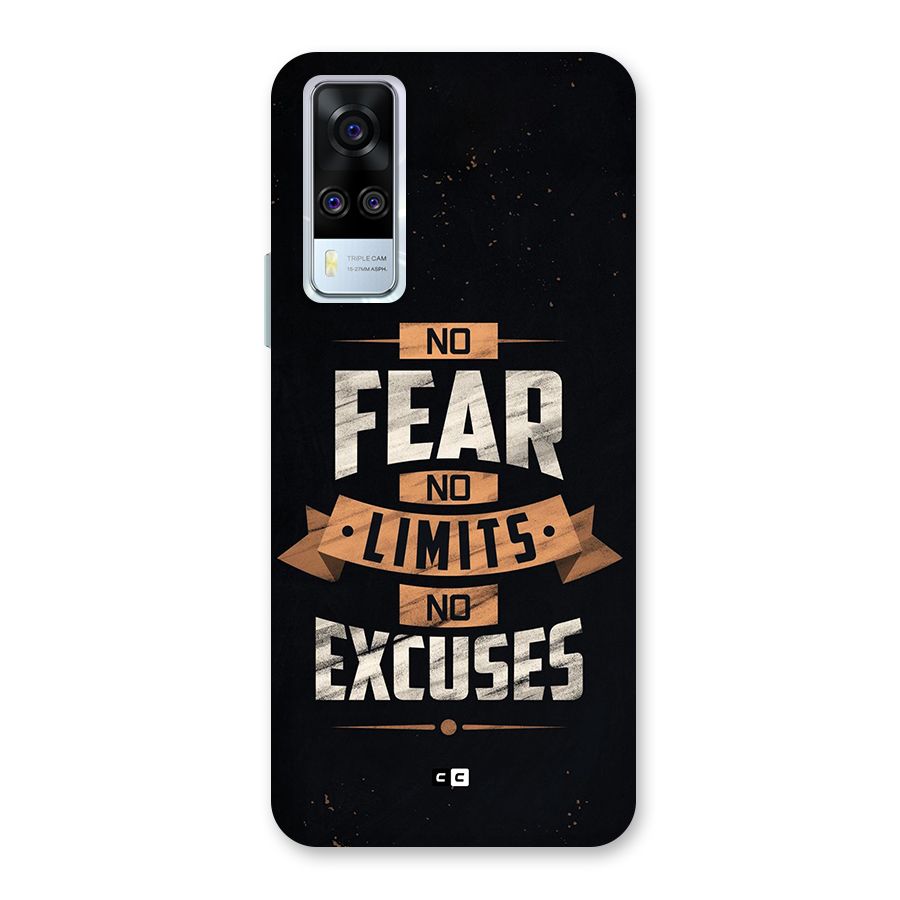 No Excuse Back Case for Vivo Y31