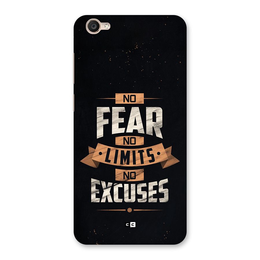 No Excuse Back Case for Vivo Y55s